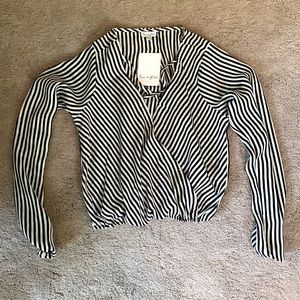 Striped long sleeve shirt size small